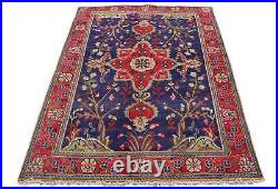 3X5 Handmade Wool Vintage Floral Traditional Oriental Rug Boho Carpet 3'2X4'9
