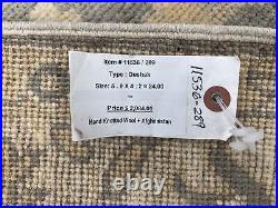 4X6 Turkish Oushak Handmade Wool Area Rug # 11536
