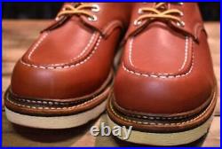 9D 19 Red Wing 8103 Oxford Red Brown Orora Set Mock Toe Low Cut Short Bo