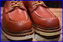 9D 19 Red Wing 8103 Oxford Red Brown Orora Set Mock Toe Low Cut Short Bo