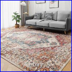 Area Rug Living Room Rugs 8x10 feet Large Soft Bedroom Carpet Non Shedding Wash