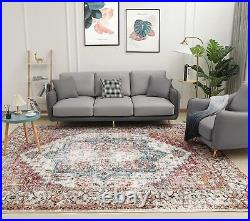 Area Rug Living Room Rugs 8x10 feet Large Soft Bedroom Carpet Non Shedding Wash