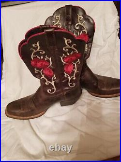 Ariat Red Roses Boots