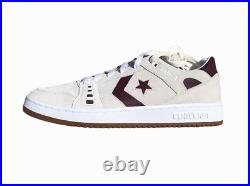 Converse CONS AS-1 Pro Ox Egret Burgundy Gum Skate Shoes A04145C Men's Sz 12 NEW