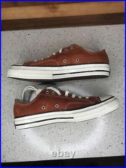 Converse Chuck 70 1970 Low Red Ivory Men 10-Casual Lifestyle Shoes 170967C