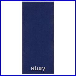 Custom Size NAVY BLUE Stair Hallway Runner Rug Rubber Back Non Skid 22 26 31