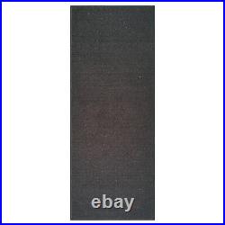 Custom Size SOLID BLACK Stair Hallway Runner Rug Non Slip Rubber Back