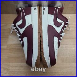 Mens Size 14 Nike Air Force 1 Low'07 LV8'College Pack Night Maroon' Dq7659-102