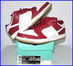 NIKE SB DUNK LOW PRO (RED) (304292-612) VALENTINE DAY SHOES (Men 8.5) NEW in BOX