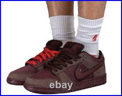 NK Dunk SB Low Valentines Day Valentine's Day Limited Edition Burgundy Brown