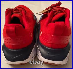 New Nike Reactx Infinity Run 4 Red Navy White Running Shoes Dr2665-600 Mens Sz 9