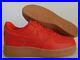 Nike Air Force 1 Low ID Nike By You Red-red-light Gum Brown Sz 10 Dn4162-991