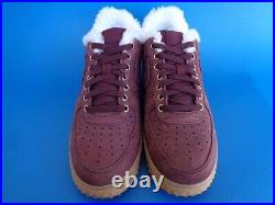 Nike Air Force 1 Low Prm Wtr Burgundy Crushburgundy AV2874-600 without box Us8.5