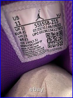 Nike Air Jordan 1 Low Mens Size 11 Palomino White Wild Berry 553558 215
