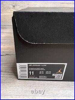 Nike Air Jordan 1 Low Mens Size 11 Palomino White Wild Berry 553558 215