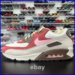 Nike Air Max 90 NRG Bacon 2021 Size 14 CU1816-100 White Red Pink Black Brown