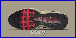 Nike Air Max 95 Freddy Krueger Size 10. DC9215-200 Velvet Brown University Red