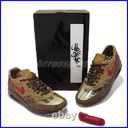 Nike CLOT x Air Max 1 Kiss Of Death CHA Brown Men Unisex Casual Shoes DD1870-200
