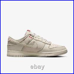 Nike Dunk Low Beige Red Shoes DV0834-100 Size 5-12