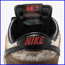 Nike Dunk Low PRM Head 2 Head BLACK BROWN DARK DRIFTWOOD RED FJ5434-120 US 9.5