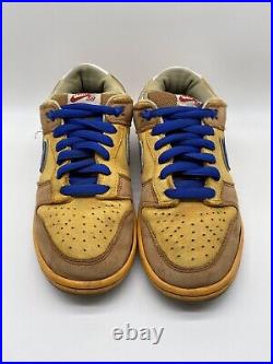 Nike Dunk SB Low Premium Newcastle Brown Ale Gold Blue Red 313170-741 Size 8.5