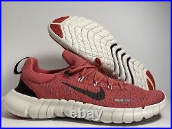 Nike Free Run 5.0 Mens Low Top Road Running Shoes Red CZ1884-600 NEW Multi Sz