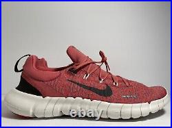 Nike Free Run 5.0 Mens Low Top Road Running Shoes Red CZ1884-600 NEW Multi Sz