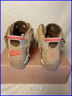 Nike Men's Jordan 6 x Travis Scott Retro SP British Khaki DH0690-200 Size 12.5