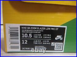 Nike Sb Zoom Blazer Low Pro Gt Bio Beige White-Gym Red-White DC7695-200 Us10.5