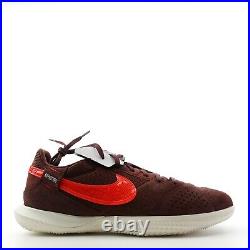 Nike Streetgato Bright Crimson Brown Mens Indoor Soccer Shoes Low Top DC8466 266