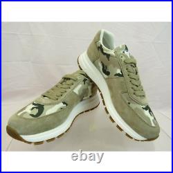Prada 4e3518 Military Desert Suede Camo Nylon Logo Lace Up Sneakers 11 / Us 12