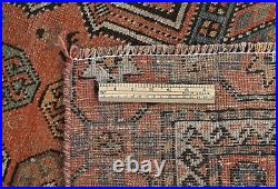 Rare Semi Antique Geometric Tribal 5X9 Wool Oriental Runner Rug Hallway Carpet
