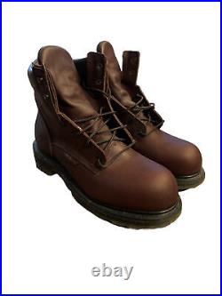 Red Wing 2406 Supersole 2.0 Men Leather Work Steel Toe Waterproof Boots Size 8.5