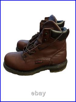 Red Wing 2406 Supersole 2.0 Men Leather Work Steel Toe Waterproof Boots Size 8.5