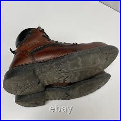 Red Wing Dyna Force Brown Oiled Leather Steel Toe Safety EH Work Boot 9.5 1/2 EE