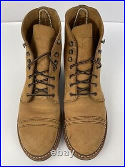 Red Wing Iron Ranger 3367 Honey Womens Nubuck Lace Up Boots Size 8 B