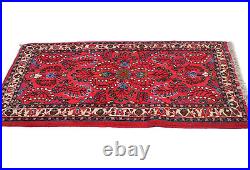 Small Vintage Floral Boho Decor 2X4 Oriental Rug Bedroom Kitchen Wool Carpet