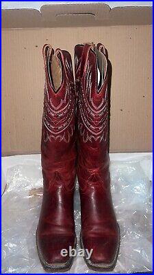 Tony Lama Cowboy boots 8.5 Women red