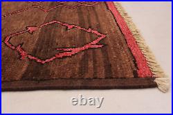 Traditional Hand Knotted Area Rug 3'11 x 6'2 Oriental Wool Carpet