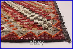 Traditional Hand woven Carpet 6'7 x 10'2 Flat Weave Kilim Rug
