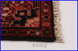 Traditional Vintage Hand-Knotted Carpet 2'8 x 6'5 Wool Area Rug