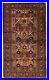 Traditional Vintage Hand-Knotted Carpet 3'10 x 6'11 Wool Area Rug