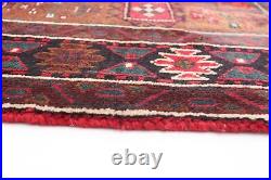 Traditional Vintage Hand-Knotted Carpet 3'11 x 9'2 Wool Area Rug