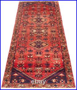 Traditional Vintage Hand-Knotted Carpet 3'3 x 9'2 Wool Area Rug