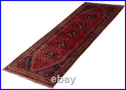 Traditional Vintage Hand-Knotted Carpet 3'4 x 9'5 Wool Area Rug