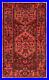 Traditional Vintage Hand-Knotted Carpet 3'8 x 6'2 Wool Area Rug
