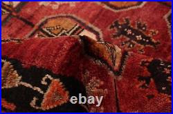 Traditional Vintage Hand-Knotted Carpet 4'1 x 8'9 Wool Area Rug