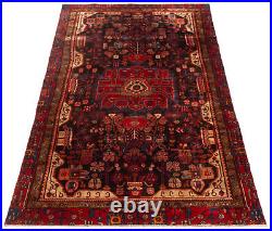 Traditional Vintage Hand-Knotted Carpet 4'7 x 9'0 Wool Area Rug