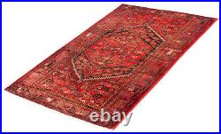 Traditional Vintage Hand-Knotted Carpet 4'8 x 6'10 Wool Area Rug