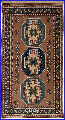 Traditional Vintage Hand-Knotted Carpet 5'5 x 7'10 Wool Area Rug